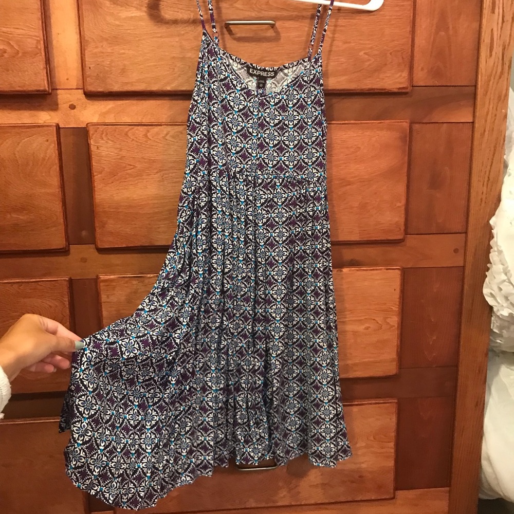 Express fit and flare dress XS